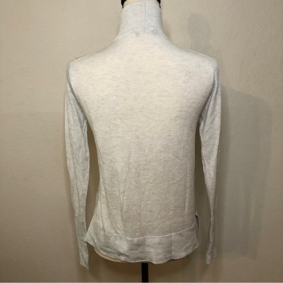 Zara Knit Lightweight Mock Neck Long Sleeve Sweater Size Small - Picture 4 of 6